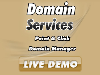 Bargain domain name registration services